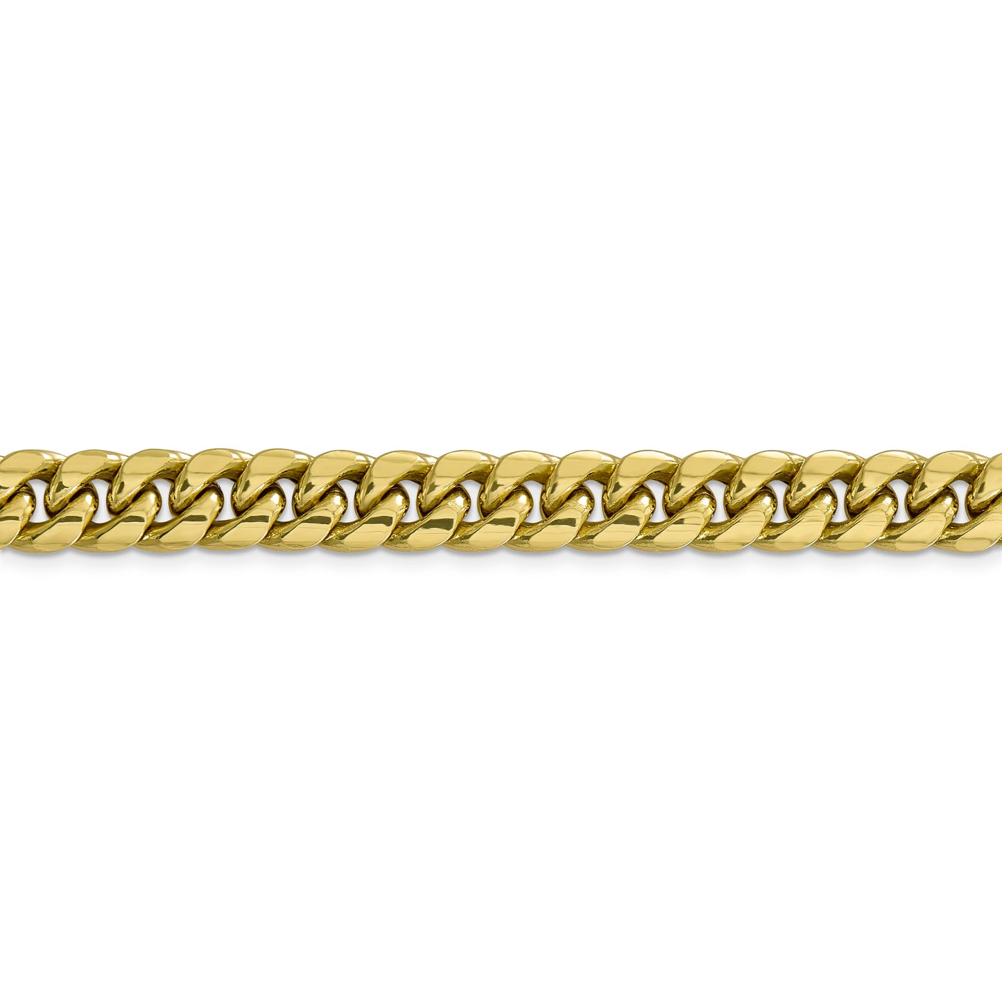 10k 9.3mm Semi-Solid Miami Cuban Chain