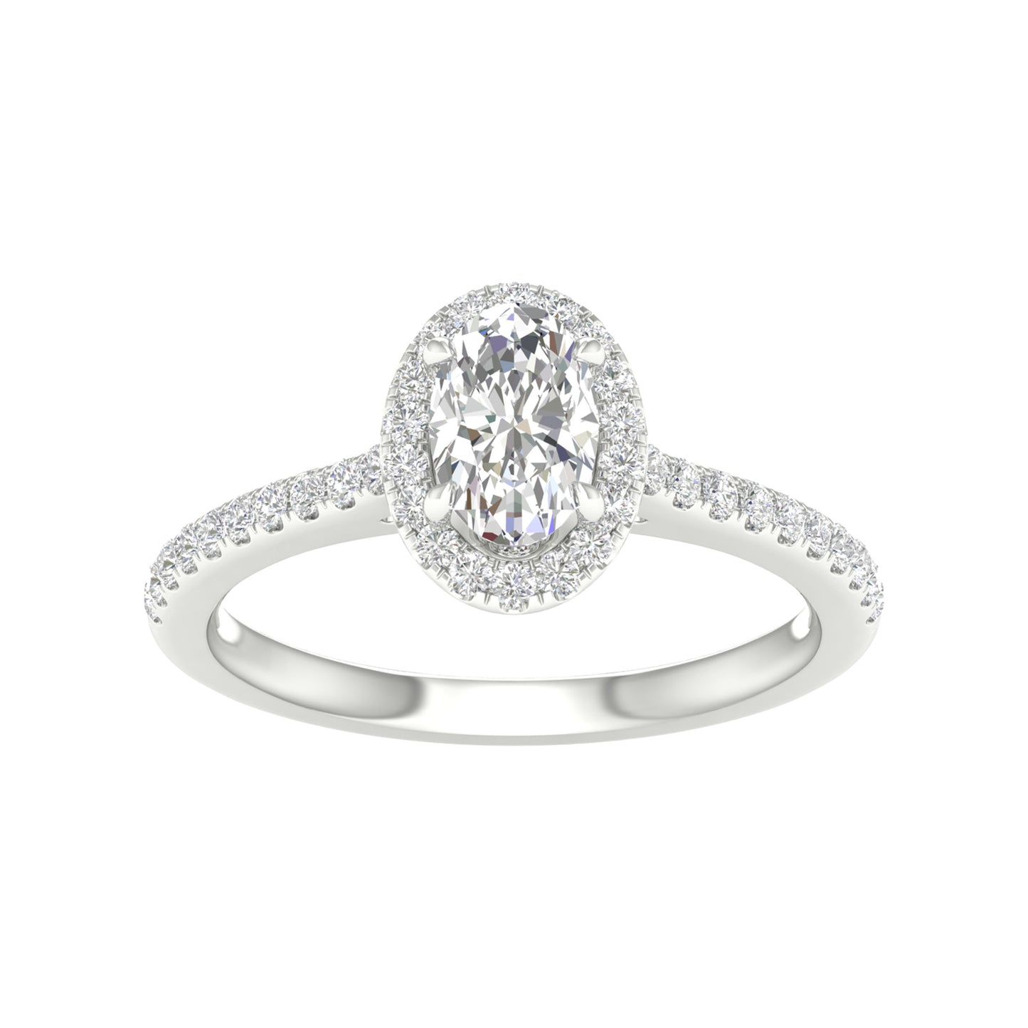 14K 1.00CT Certified Lab Grown Diamond Ring ( IGI Certified )