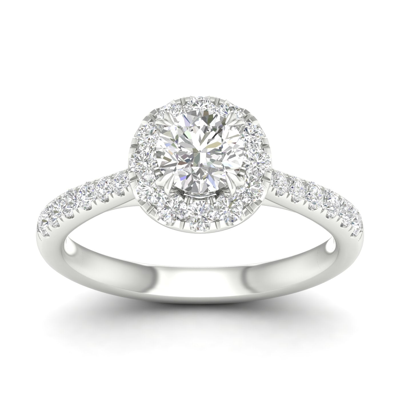14K 1.00CT Lab Grown Diamond Engagement Ring
