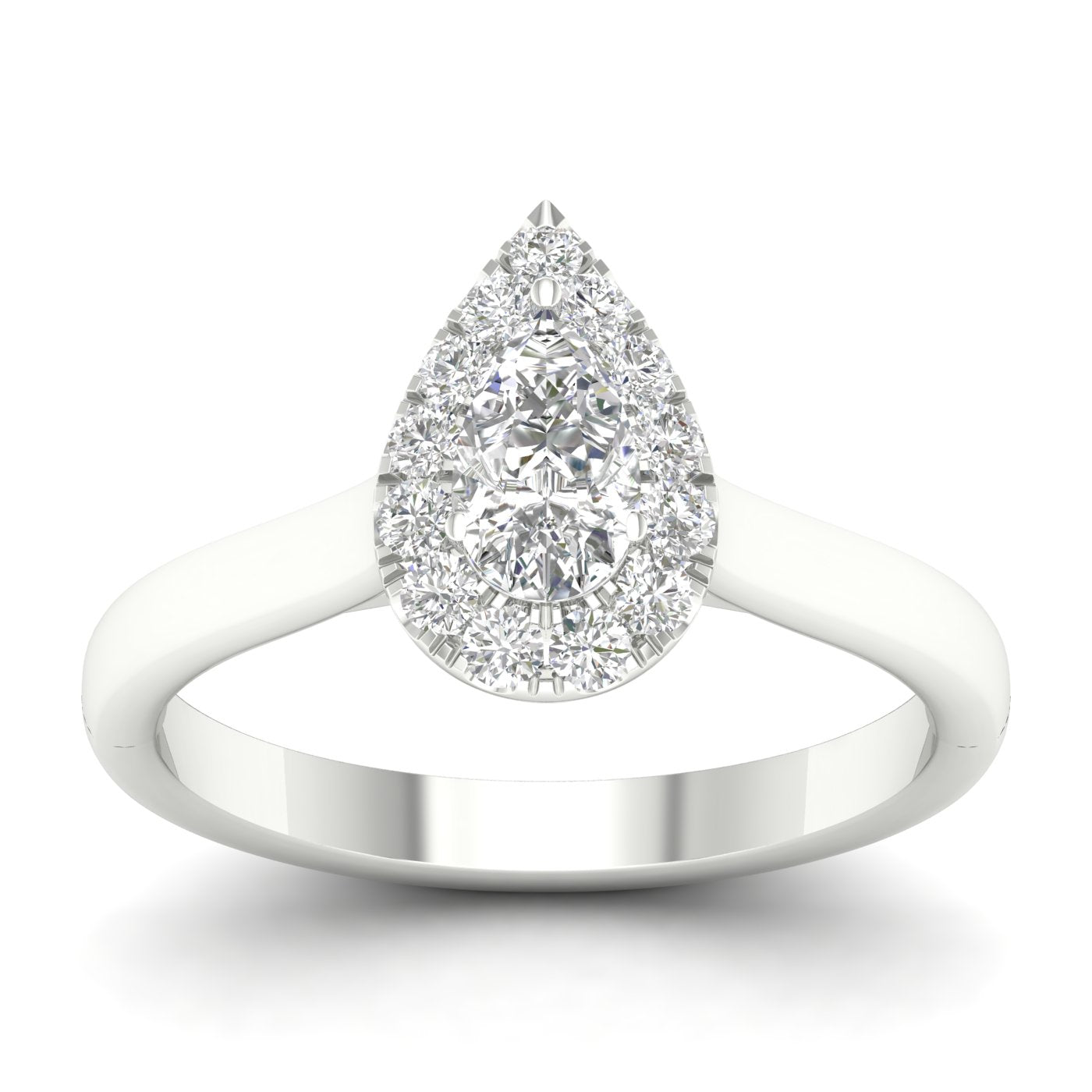 14K 0.75CT Lab Grown Diamond Engagement Ring