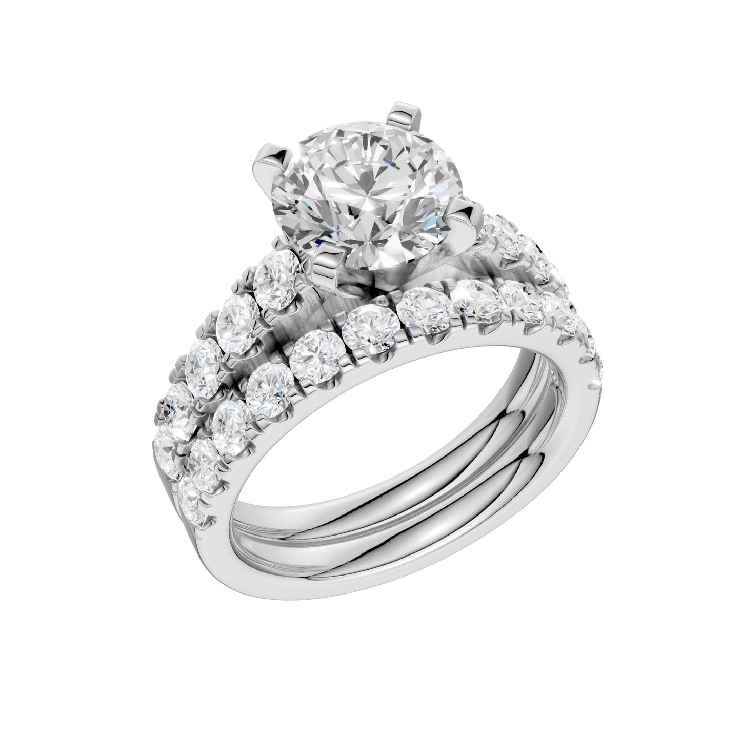 14K 3.50CT Lab Grown Diamond Bridal