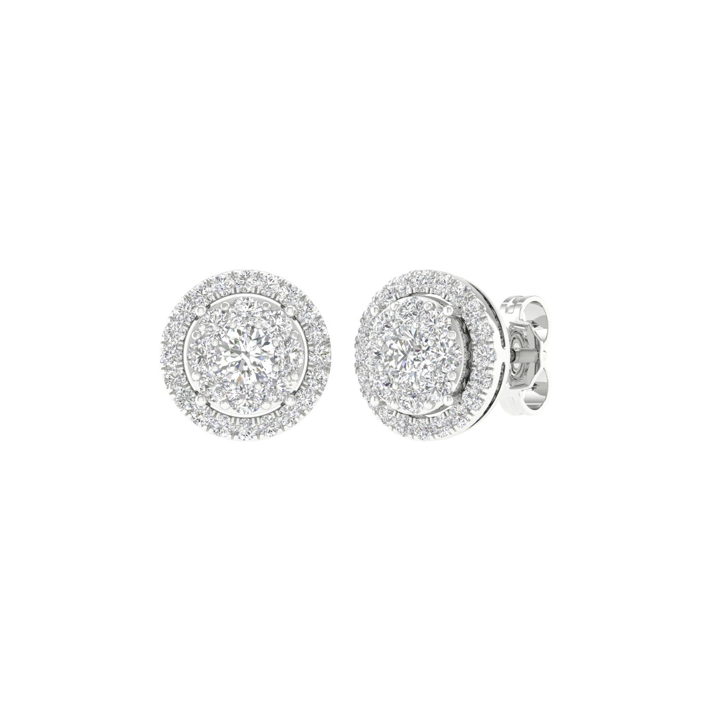 14K 1.00CT Lab Grown Earrings