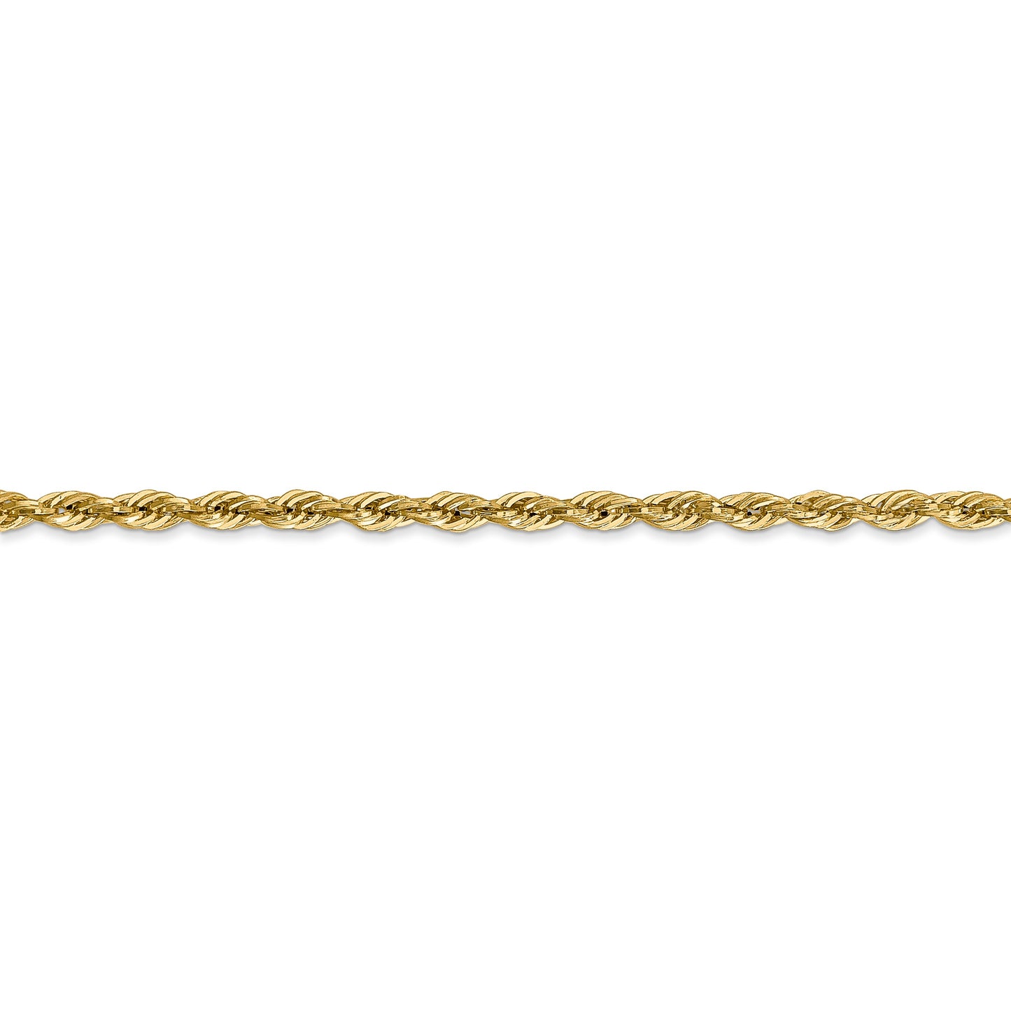 14ky 2.8mm Semi-Solid Rope Chain