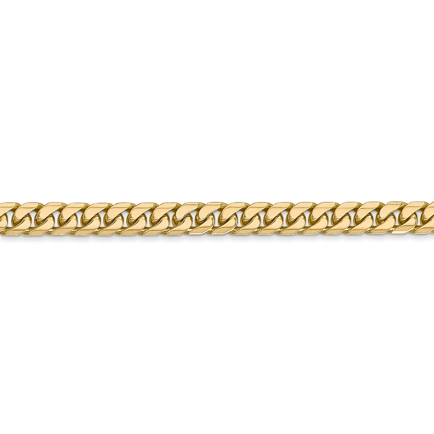 14k 4.3mm Solid Miami Cuban Chain