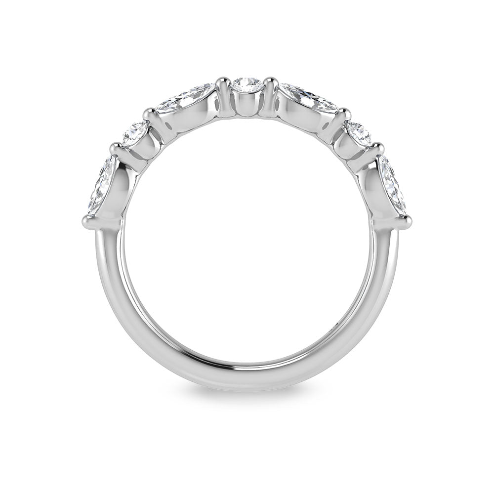 14K White Gold Lab Grown Diamond 1/2 ct.tw. IGI Certified Wedding Band