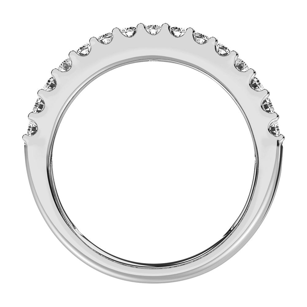 14K White Gold Lab Grown Diamond 1 Ct.Tw. Baguette Wedding Band