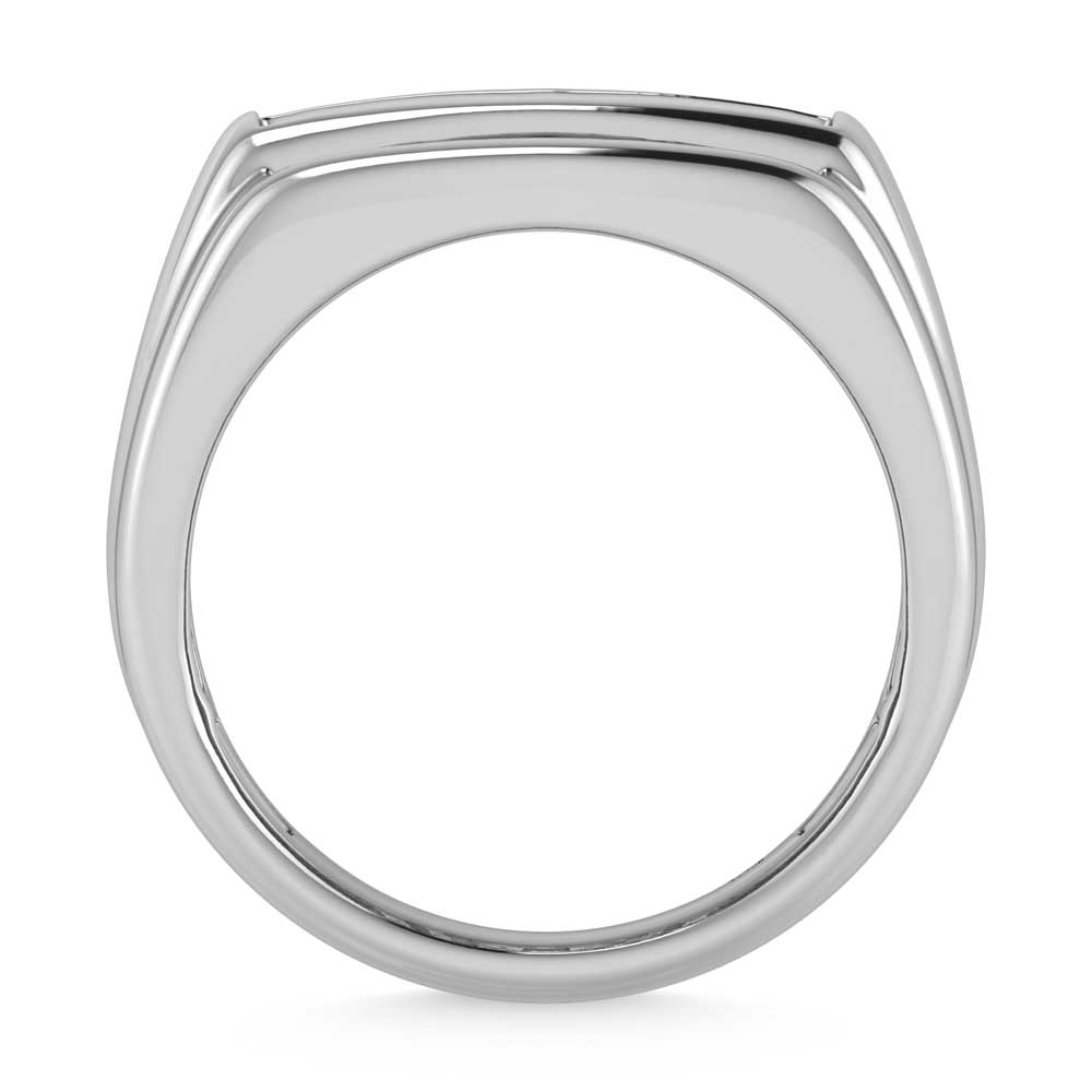 14K White Gold Lab Grown Diamond 1 7/8 Ct.Tw. Mens Ring