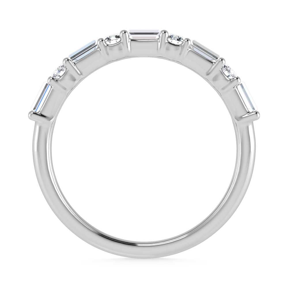 14K White Gold Lab Grown Diamond 5/8 Ct.Tw. Stackable Band