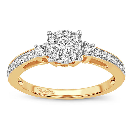 14k 0.50 Engagement Ring