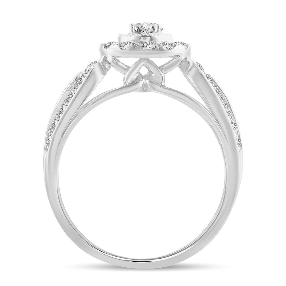 14K 1.00ct Diamond Engagement Ring
