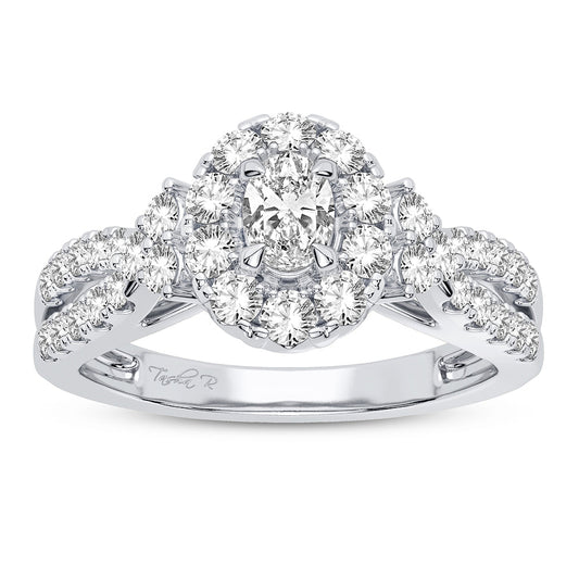 14K  1.00ct Diamond Engagement Ring