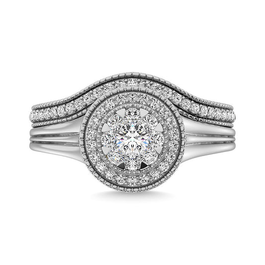 Diamond 3/4 Ct.Tw. Men?s Fashion Ring Ring in 14K White Gold