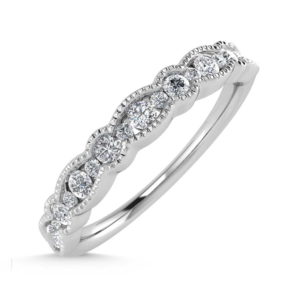Diamond 1/4 Ct.Tw. Stackable Band in 14K White Gold