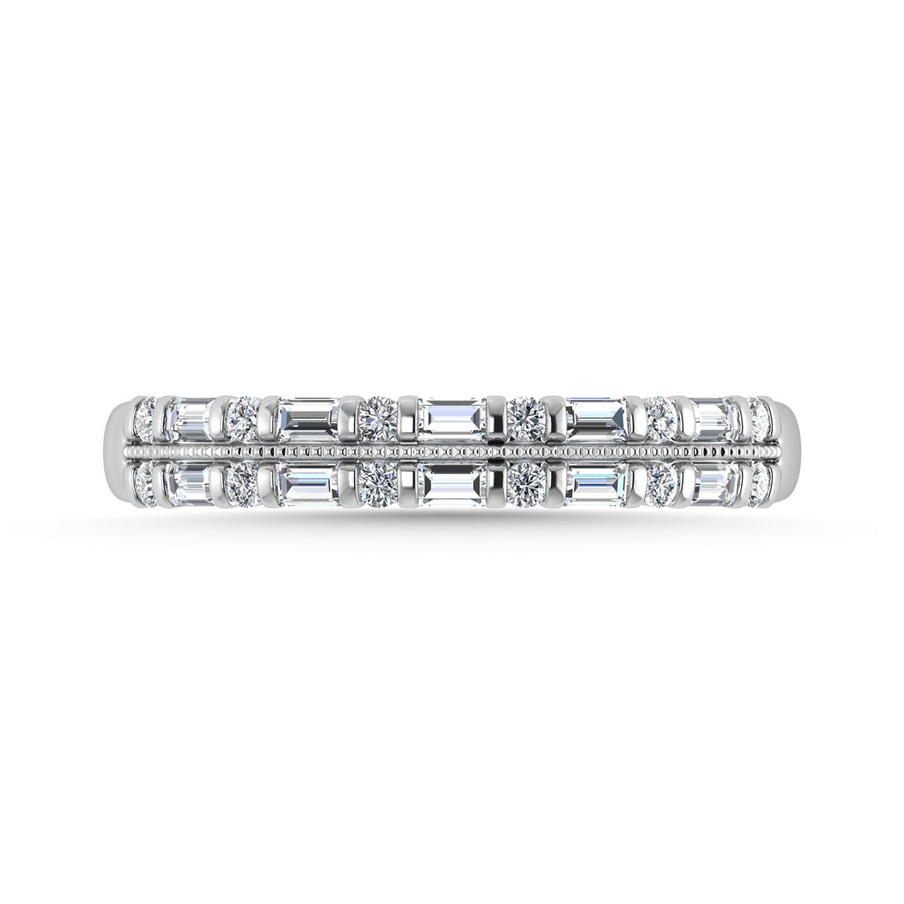 Diamond 1/4 Ct.Tw. Fashion Band in 14K White Gold