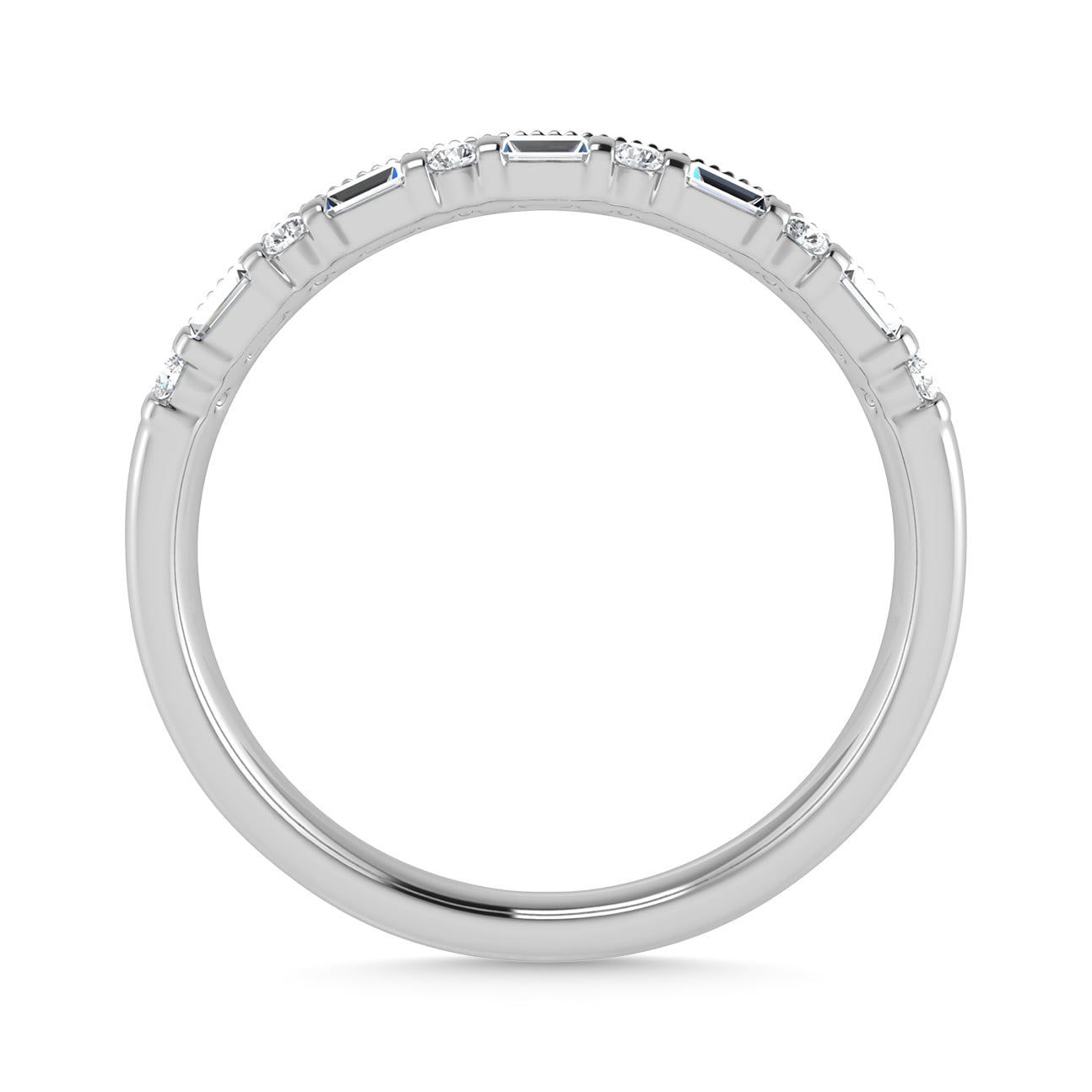 Diamond 1/4 Ct.Tw. Fashion Band in 14K White Gold