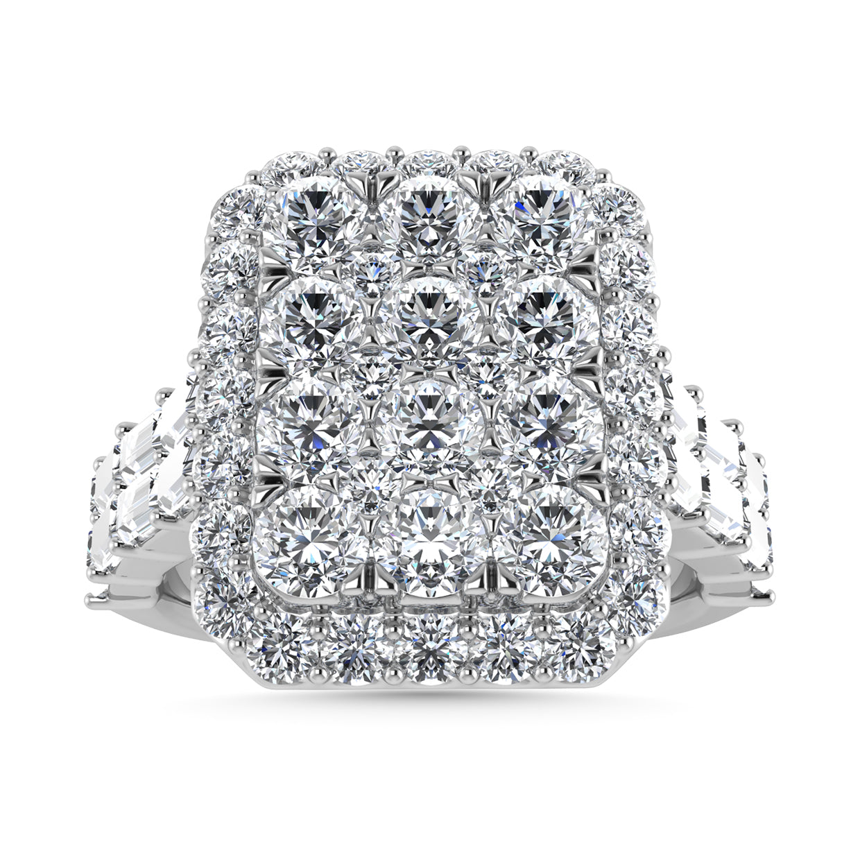 Diamond 2 Ct.Tw. Engagement Ring in 14K White Gold