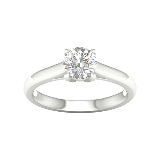 14K  1.00ct Certified Lab Grown Diamond Ring ( IGI Certified )