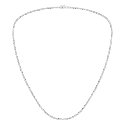 14K 5.00CT Certified Lab Grown Diamond Necklace ( IGI Certified )
