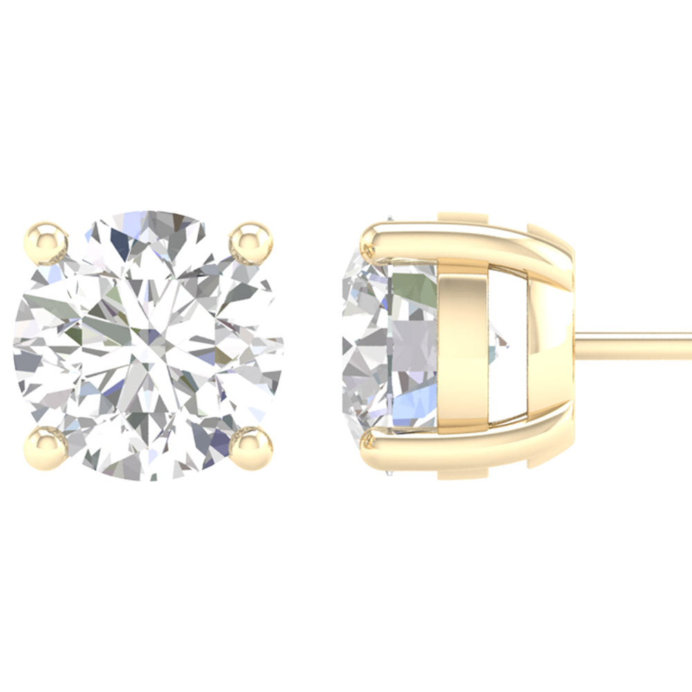 14K 2.00CT Certified Lab Grown Diamond Earring