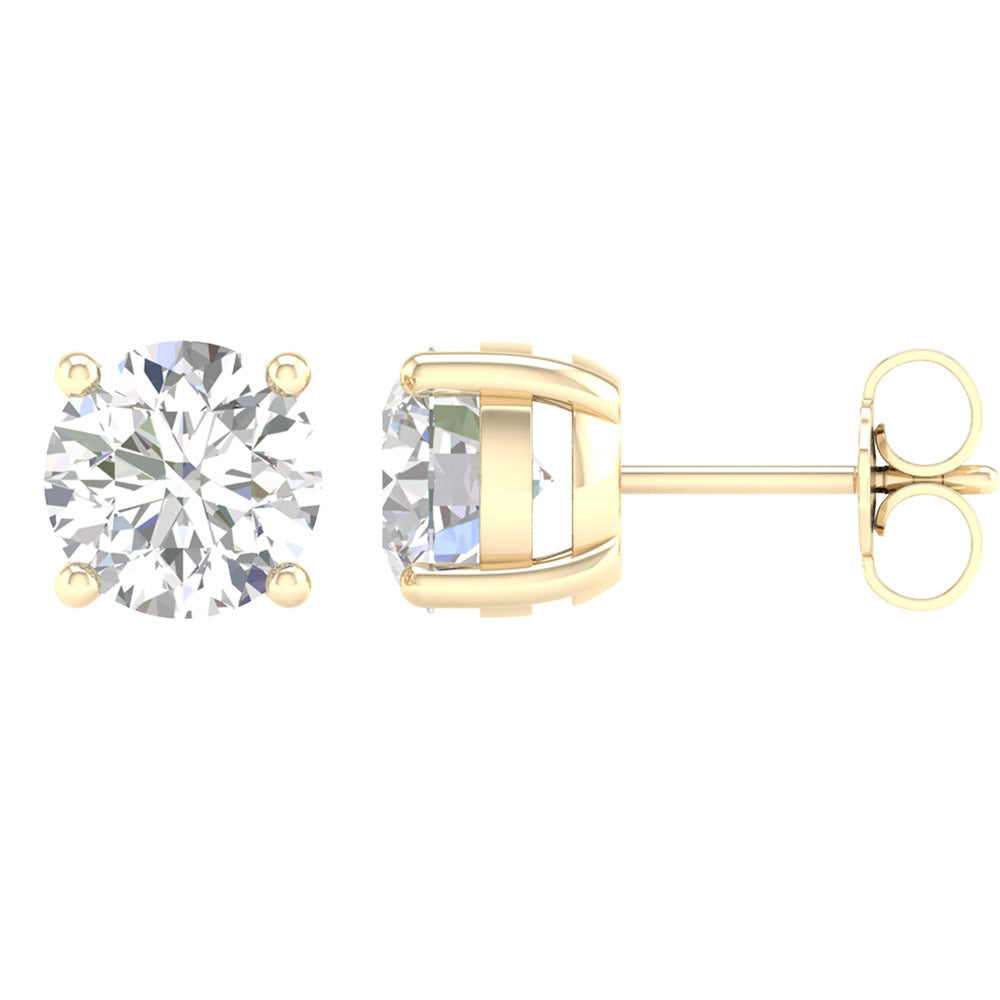 14K 2.00CT Certified Lab Grown Diamond Earring