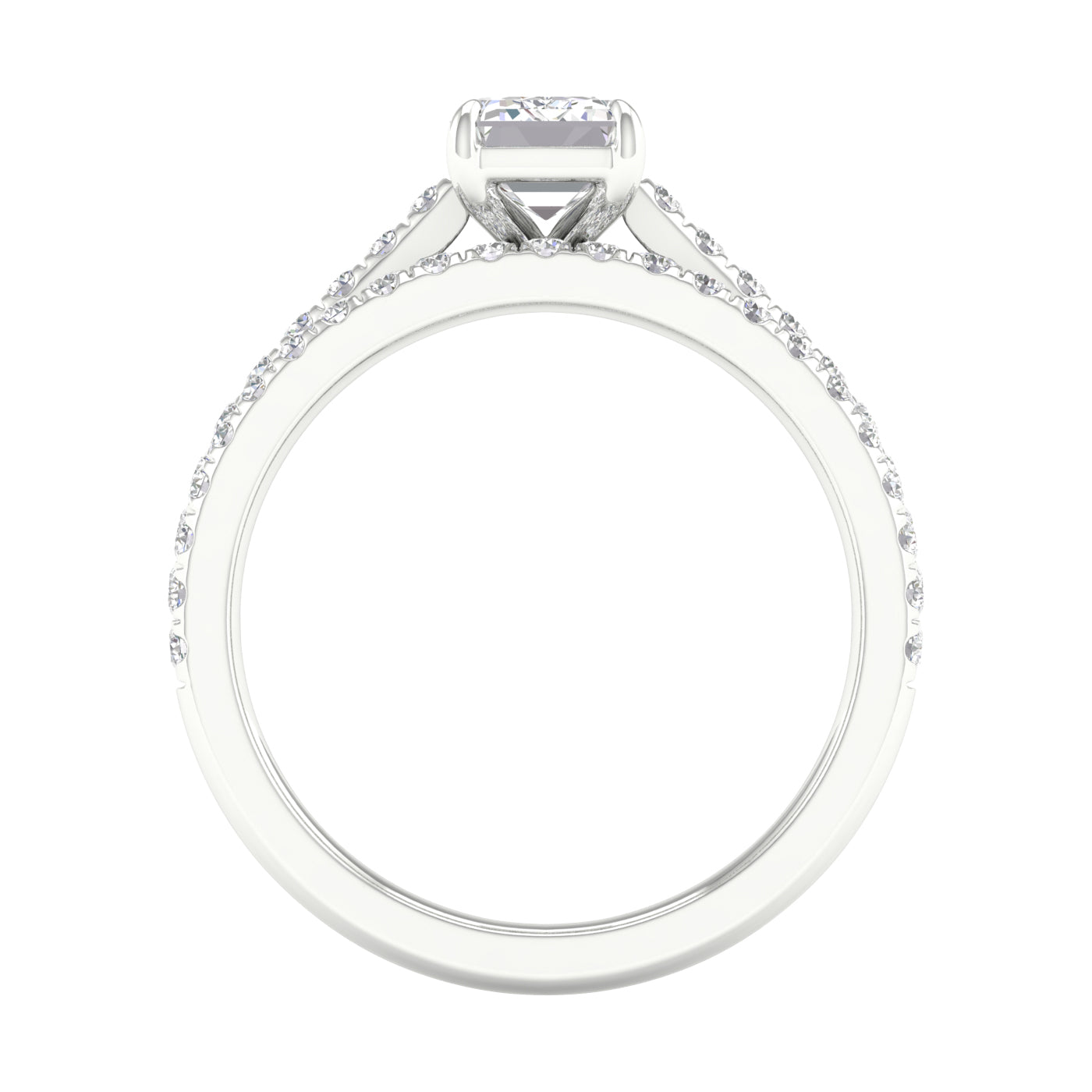 14K 1.50CT Certified Lab Grown Diamond Bridal Set