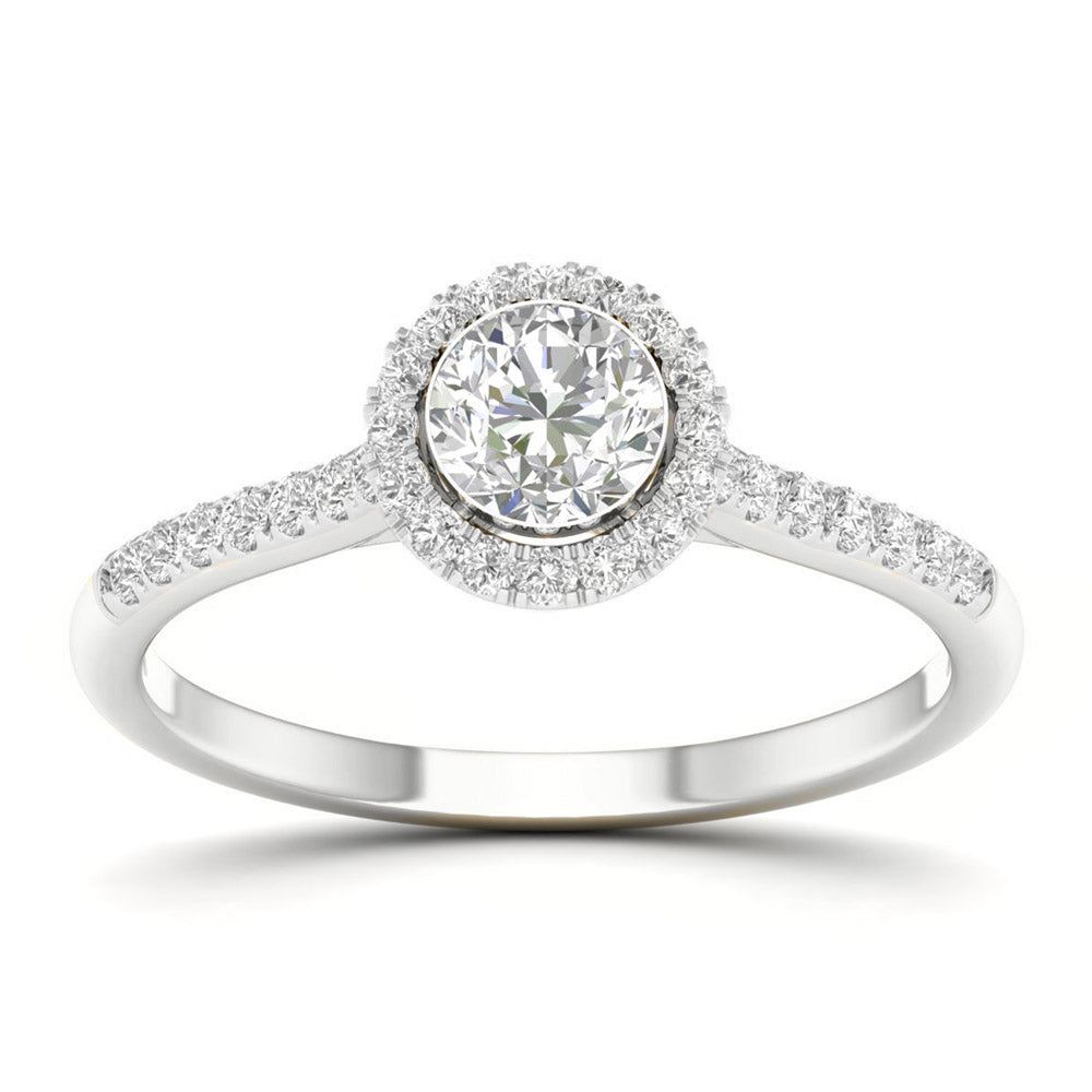 14K 0.75CT  Lab Grown Diamond Ring