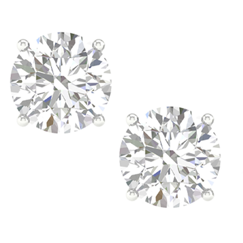 14K 3.00CT Certified Lab Grown Diamond Earring