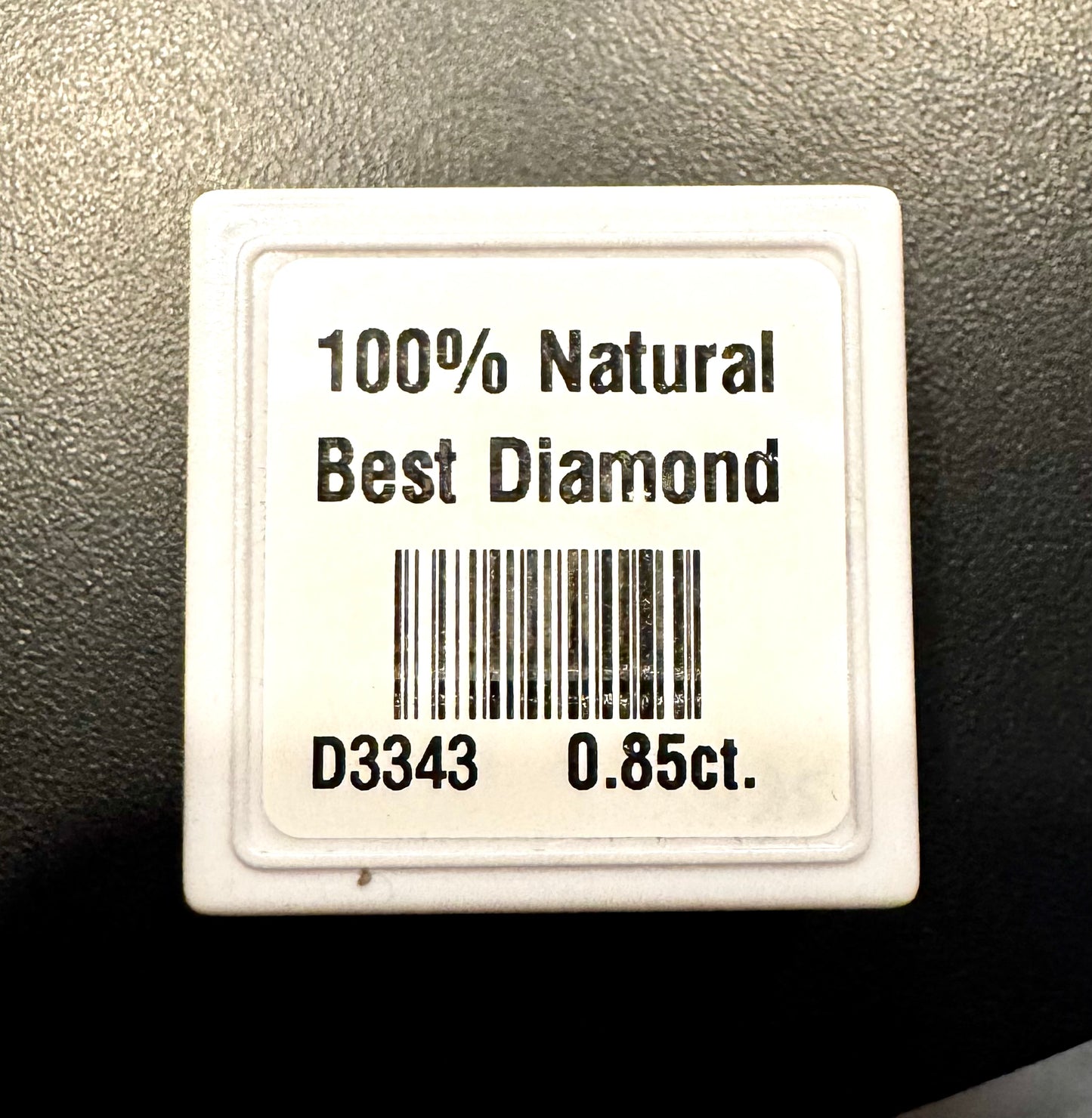 Natural 0.85ct Fancy Yellow Cushion Cut Diamond