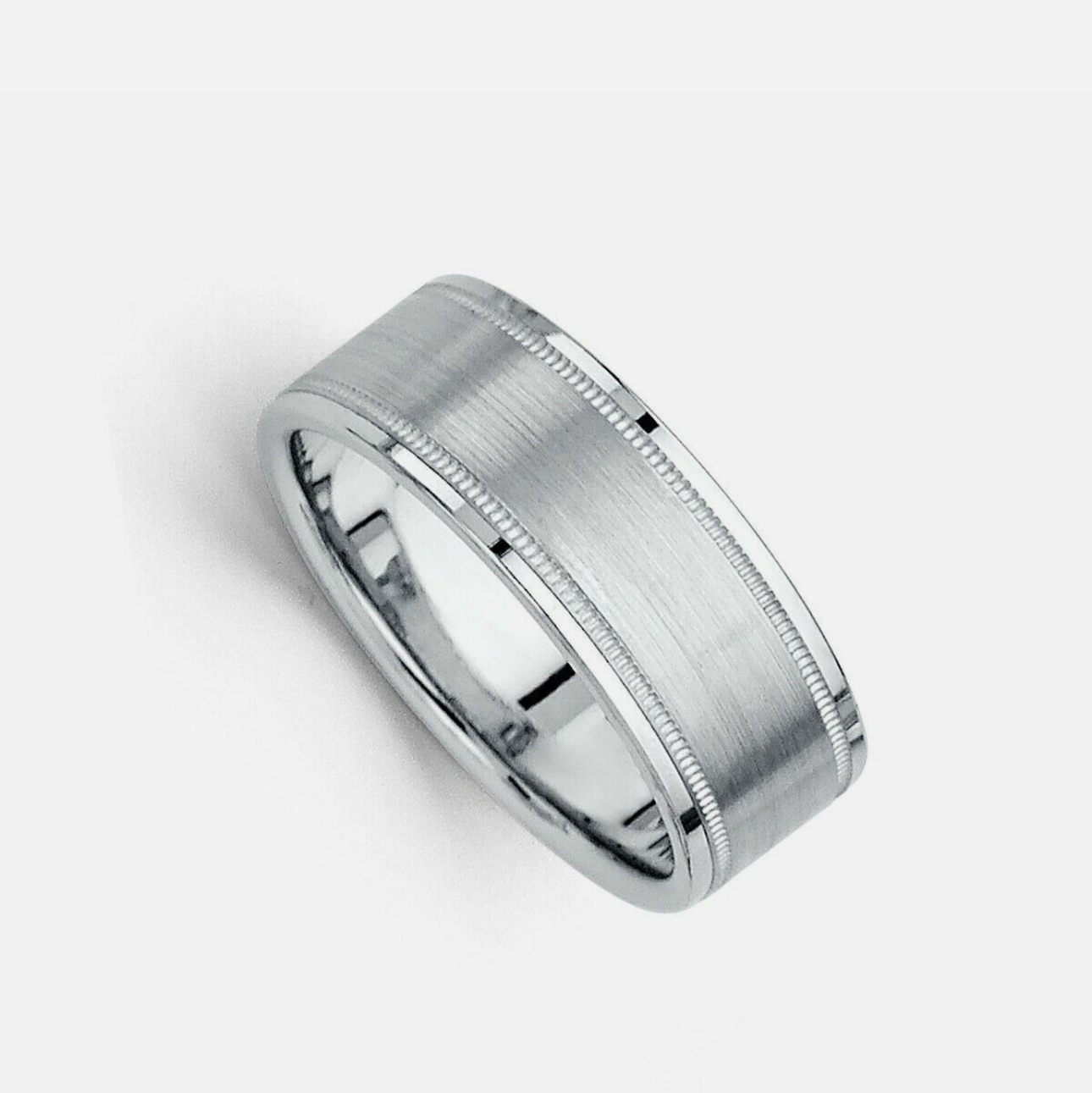 $949 Men’s 14KW 8mm Polished/Brushed Wedding Band (Reg $1995)