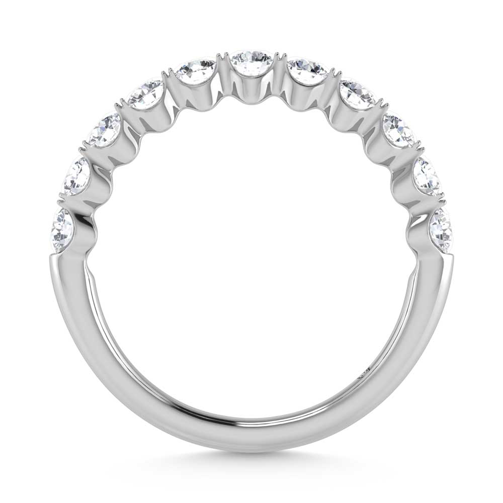 14K White Gold Lab Grown Diamond 1 Ct.Tw. Band