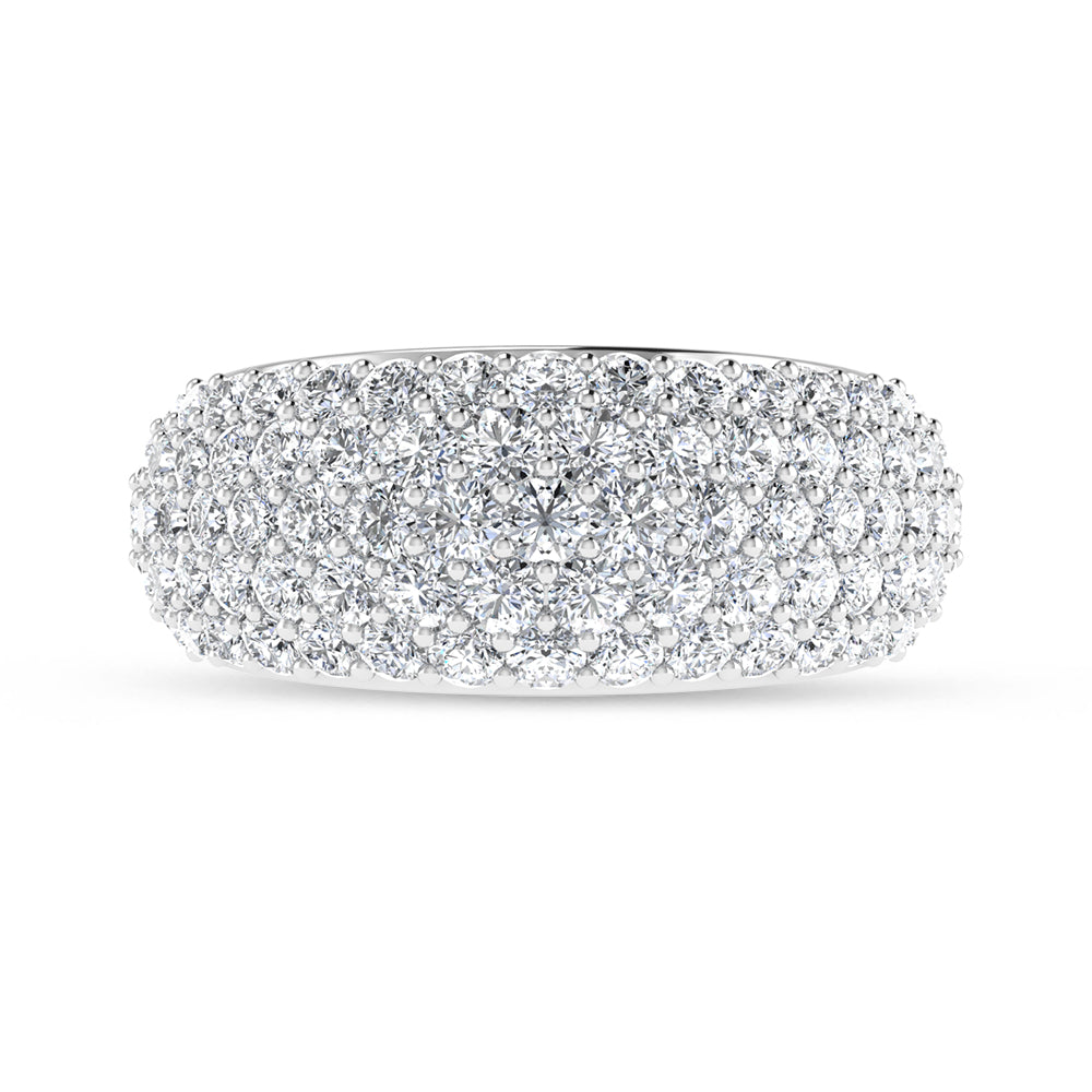 14K White Gold 3 Ct.Tw. Labgrown Diamond Fashion Band