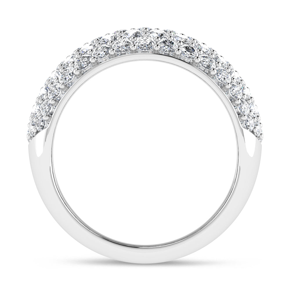 14K White Gold 3 Ct.Tw. Labgrown Diamond Fashion Band