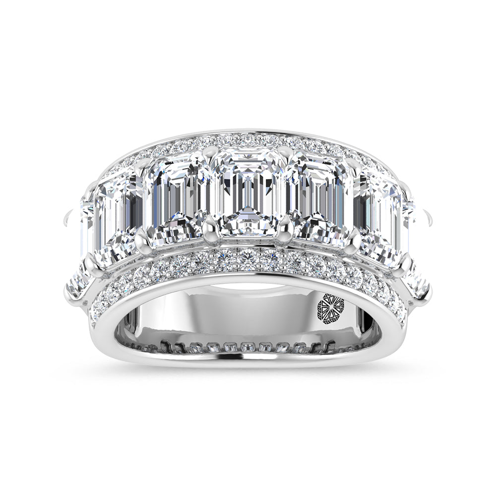 14K White Gold 5 5/8 Ct.Tw. Labgrown Diamond Fashion Band