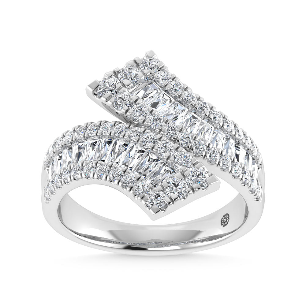14K White Gold 2 Ct.Tw. Labgrown Diamond Fashion Ring