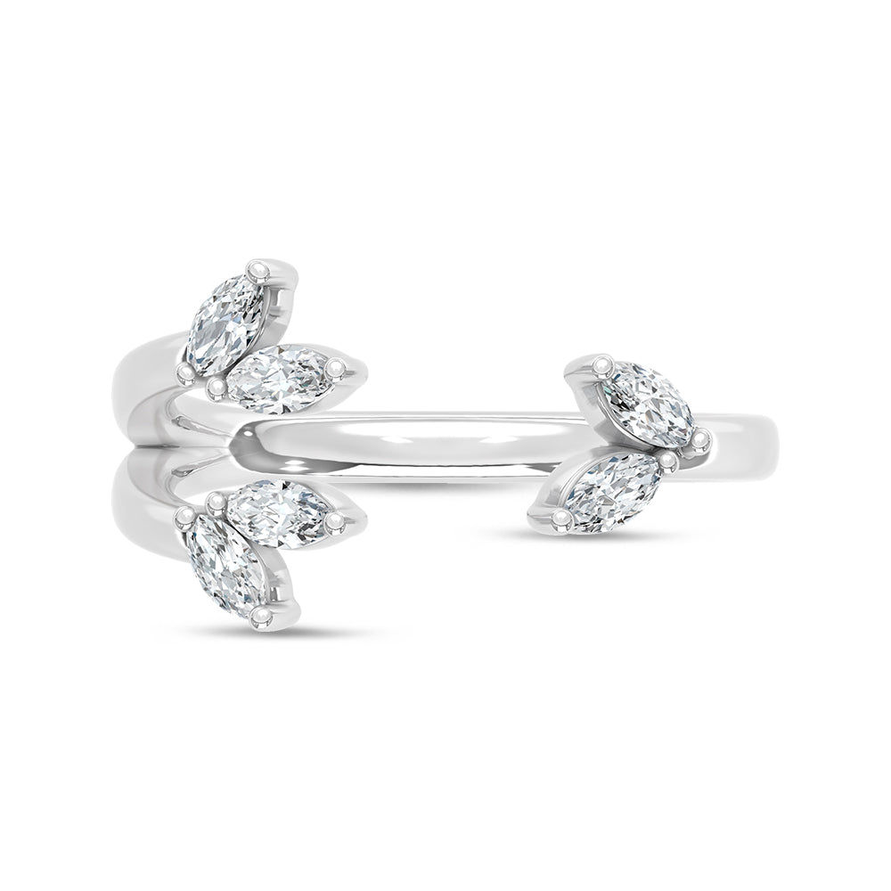 14K White Gold Lab Grown Diamond 1/3 Ct.Tw. Fashion Ring