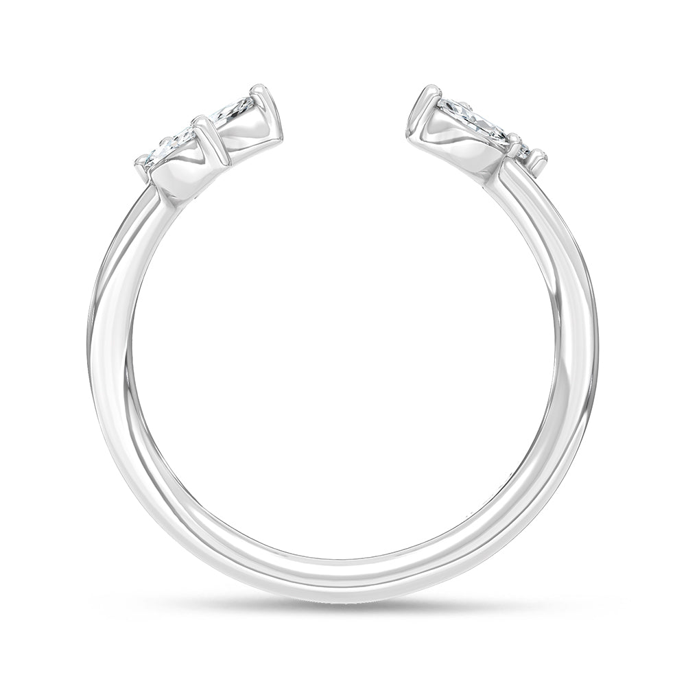 14K White Gold Lab Grown Diamond 1/3 Ct.Tw. Fashion Ring